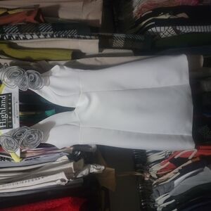 Elliatt White Sheath Cocktail Mini Dress